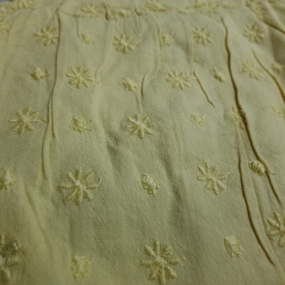 Old Navy Yellow floral flutter sleeve dress Size 6-12 mo NWT - Picture 9 of 13